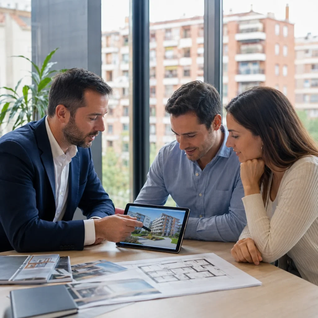 personal shopper inmobiliario en Getafe asesorando compra de vivienda